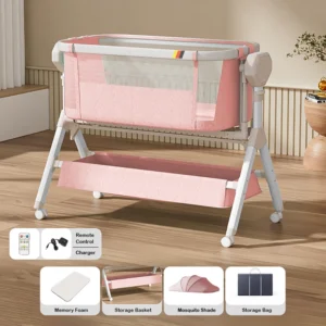 Automatic Rocking Baby Bassinet Sleeper