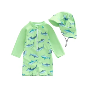 Baby Boy Shark Swim Rashguard