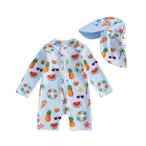 Toddler Boy Animal Rashguard Set