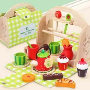 Wooden Montessori Tea Set Toy