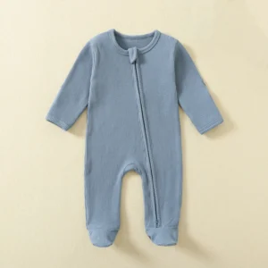 Organic Cotton Baby Waffle Romper