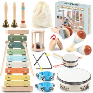 Wooden Toddler Musical Instruments Set