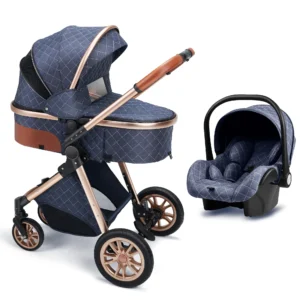 Luxury 3-In-1 Baby Stroller System